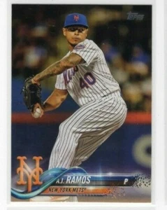 A.J. Ramos 2018 Topps Series 1 Baseball Base Common #123 New York Mets - Picture 1 of 1