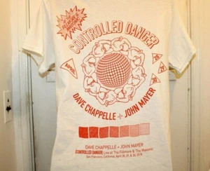 JOHN MAYER DAVE CHAPPELLE CONTROLLED DANGER SF SMALL FILLMORE TEE LIMITED RARE - Picture 1 of 5