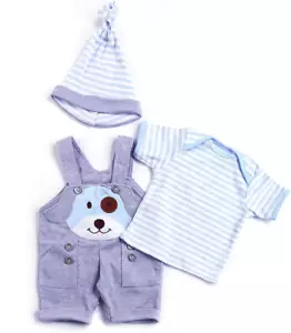 Reborn Baby Boy Dolls Clothes 22 Inch Outfit Accessories Sets for 20-22" Newborn - Picture 1 of 12
