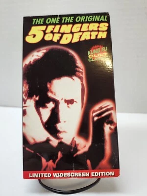 5 FINGERS OF DEATH VHS LTD ED WIDESCREEN 1998 KUNG FU CULT CLASSIC BLOCKBUSTER - Image 1 of 4