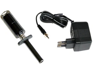 HRC Racing Glühkerzenstecker mit Anzeige und Akku 1800 mAh mit Lader Schwarz .. - Bild 1 von 4