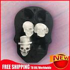 3D Skull Ice Cube Molds Easy Clean Silicone Ice Hockey Mould For Kitchen Gadgets