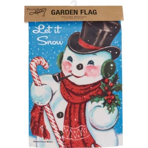 Let It Snow | 12" x 18" Polyester Christmas Garden Flag | PBK - Picture 1 of 3