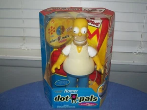 Rare Vintage The Simpsons Homer Dot Pals PC Interactive Character Figure - Picture 1 of 2