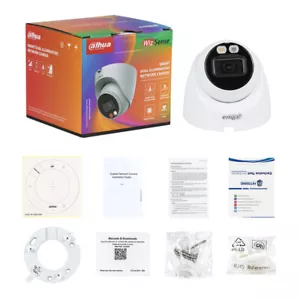 US Dahua 4MP WizSense IPC-HDW2449T-S-IL fotocamera IP a colori doppia luce microfono POE - Foto 1 di 17