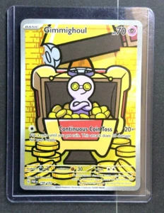 Pokemon TCG: Paradox Rift - Gimmighoul - Illustration Rare - 198/182 - NM/MT - Picture 1 of 6