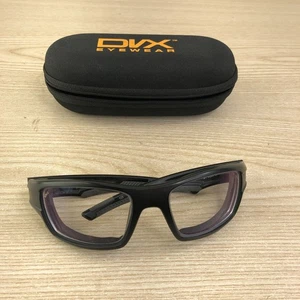 Gafas de seguridad acolchadas negras mate DVX Intercept 2107 123 ~ ¡Solo marcos! Con estuche - Imagen 1 de 5