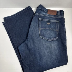 Armani Jeans Blue Jean Size 44 Denim Culture Designer Slim AJ - Picture 1 of 24