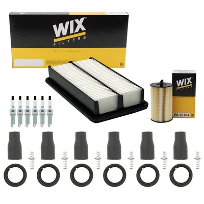 Wix Tune Up Kit NGK 6 Spark Plugs & Coil Boot Kit for Kia Sedona 3.5 V6 DOHC Gas Foto 1 de 2