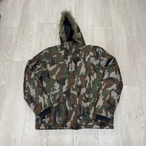 Kangol Camouflage Puffer Jacket Size XL - Picture 1 of 13