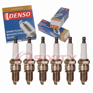 6 pc Denso Standard U-Groove Spark Plugs for 1969-1970 International 1000D lf - Picture 1 of 5