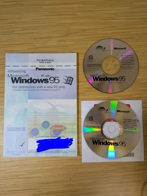 KSE Microsoft Windows 95 With Certificate Of  Authenticity & Product ID  - Image 1 of 2
