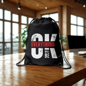 CareCraft ๐ Positive Pulse Drawstring Bag ๐ | 14x18 in ๐ | 600D Cordura ๐งต | - Picture 1 of 5