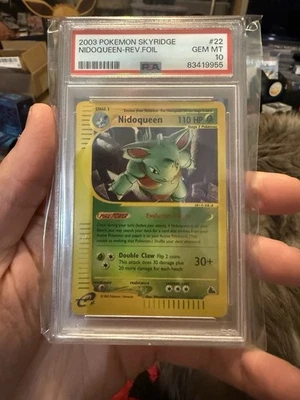 Pokemon - Skyridge (2003) - Nidoqueen - Reverse Foil #22 - PSA 10 - GEM MT - Image 1 of 2