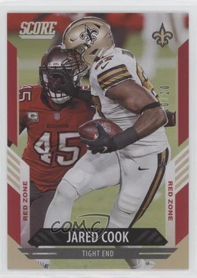 2021 Score Red Zone /20 Jared Cook #211 - Image 1 of 2