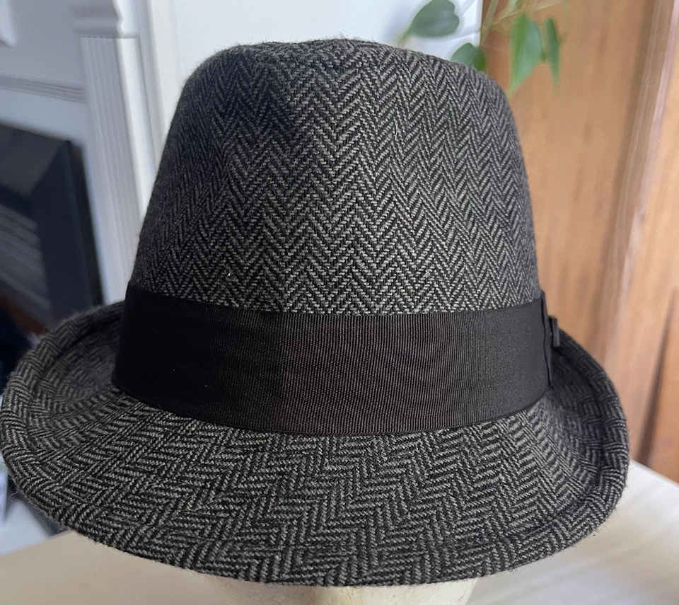 Sean John 男式帽子深灰色涤纶棉均码围 21 英寸 — 第 1/4 张图片