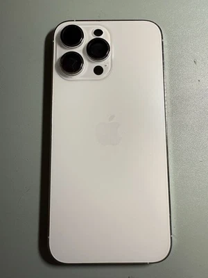 Repuesto Carcasa Trasera iPhone 14 Pro Max Blanco Plateado Original OEM Grado A- Foto 1 de 4