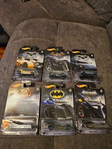 Hot Wheels 2018 The Dark Knight Rises serie Batman juego de 6 sellados en tarjeta difícil de encontrar - Imagen 1 de 13