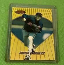 1996 Bowman's Best Refractor John Smoltz #72 Atlanta Braves MLB HOF RARE NM
