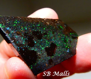 52 Cts. HONDURAS BLACK MATRIX HONDURAN OPAL RUB ROUGH LOT 757 - Bild 1 von 5