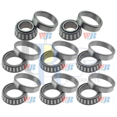 Juego de 8 cojinetes de rueda y carreras WJB para Ford Aspire 1994 1995 1996 1997 Foto 1 de 4