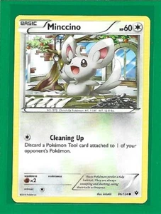 Pokémon TCG XY Fates Collide Minccino #86/124 Regular Common - Picture 1 of 2