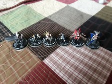 MAGE KNIGHT OMENS unique lot ×6. (Each only have one dial, missing the rest)