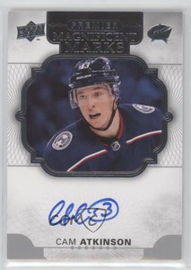 2017-18 Upper Deck Premier Magnificent Marks Cam Atkinson #MM-CA Auto