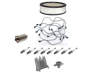 Fits 87-93 GMC 1500 Pick Up 5.7L Spark Plug Wires Filters Cap Rotor Tune Up - Image 1 of 4