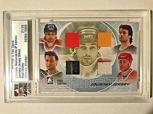 07/08 ITG Ultimate Memorabilia Journey Paul Coffey Encased Quad Jersey #21/24