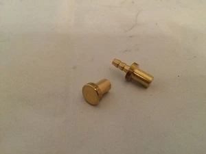 Mikuni Brass Primer Fittings Inlet Nipple Choke Block Off Plug Yamaha Kawasaki - Picture 1 of 1