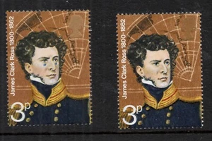 1972 Polar Explorers. SG897. 3p value with blue shift of eyes error. Fine MNH. - Picture 1 of 1