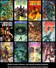 Justice (DC) 1 2 3 4 5 6 7 8 9 10 11 12 DC 2005 Complete Set Run Lot 1-12 VF/NM