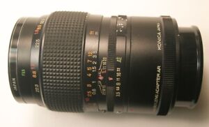 Konica Macro Hexanon AR 55mm f3.5  MF Macro Lens with Adapter