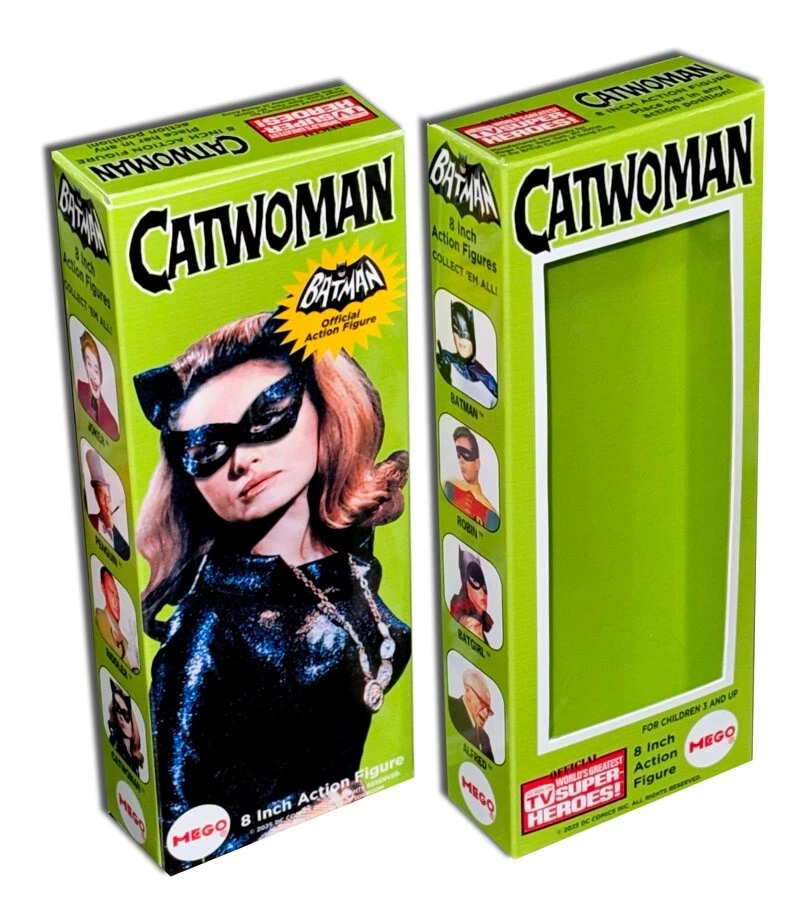 CATWOMAN #1 '66 BOX for 8" Mego Action Figure  (BOX ONLY!) Foto 1 de 1