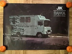 ORIGINAL POSTER MOBILE BRANCH-JIK BANK BELGRADE YUGOSLAVIA 1970’s-“TAM” MARIBOR - Picture 1 of 13