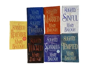 SEVEN (7) MARY BALOUGH paperbacks in the "SLIGHTLY" series - Picture 1 of 4