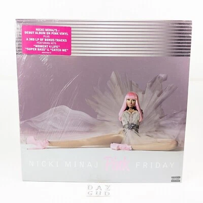 NICKI MINAJ Pink Friday 3xLP Pink Vinyl 10th Anniversary NEW SEALED FREE SHIP - Image 1 of 4