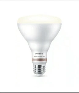Philips Smart Wi-Fi LED Soft White Floodlight Bulb BR30 R30 65W 7.2W WiZ App - Picture 1 of 6
