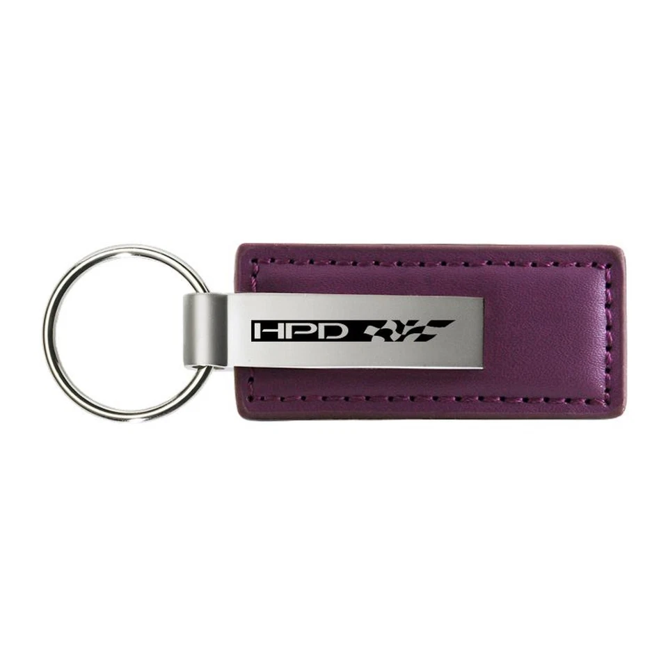 Llavero rectangular de cuero Honda HPD Foto 1 de 1