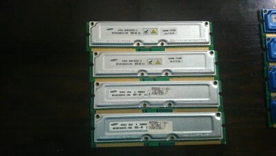 1024mb samsung pc800 rambus rimms 4* 256mb - Image 1 of 4