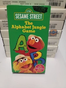 Sesame Street - The Alphabet Jungle Game (VHS, 1998) *BUY 2 GET 1 FREE* - Picture 1 of 2