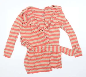 15.50 Womens Multicoloured V-Neck Acetate Blend Wrap Jumper Size M - Picture 1 of 12