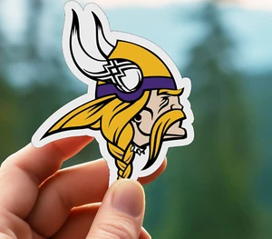 NEU - Für Minnesota Vikings Football Vinyl Aufkleber Abziehbild 2,9 x 3,5 ZOLL - Bild 1 von 5
