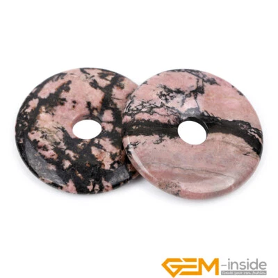 Cuentas de piedras preciosas naturales de 50 mm para hacer joyas 1 pieza de grosor 5-9 mm Foto 1 de 4