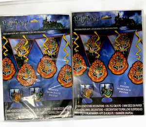 Harry Potter 7 Piece Party Decorations Kit. Lot Of 2 - Picture 1 of 3