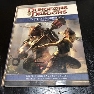Dungeons & Dragons Player's Handbook 3 Hardcover DND D&D 4E 4th Edition Good+ - Bild 1 von 2