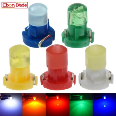 T3 COB 8mm LED Bulbs Interior Instrument Dashboard Panel Light Globe Wedge Lamp
