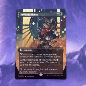 Revel In Riches M 1830 SLD Guarida Secreta 20 Maneras de Morir Comandante Encantamiento Magic The Gathering - Imagen 1 de 2