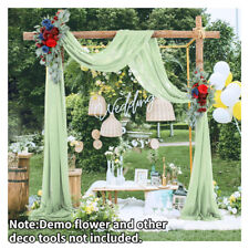 New Backdrop Draping Curtain Arch Party Wedding 13/20/32.8ft Decor 4/6/10M Tulle